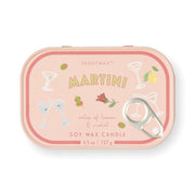 Martini Bistro 4.5 oz tin candle