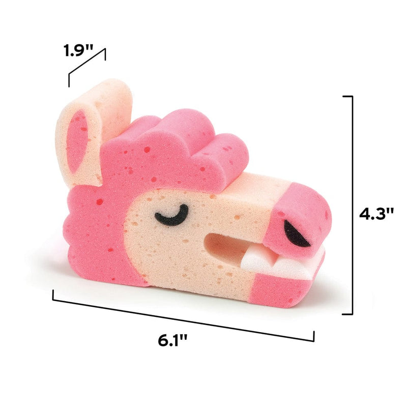 Bath Biters | Kids' Bath Sponge | Llama
