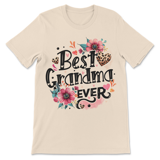 Best Grandma Ever Cheetah Hearts |Mother's Day Shirt - LOCAL FIXTURE