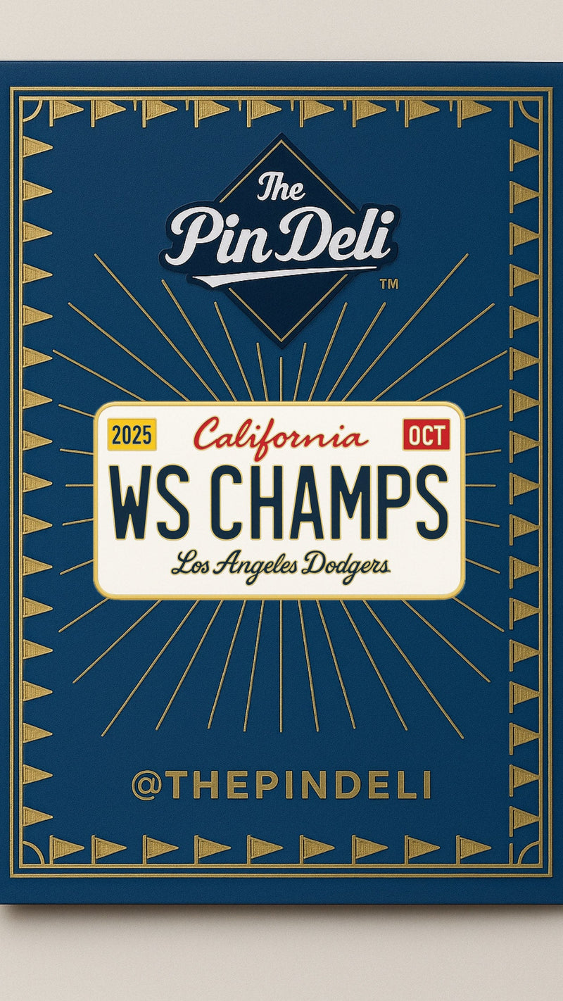World Series License Plate Pin