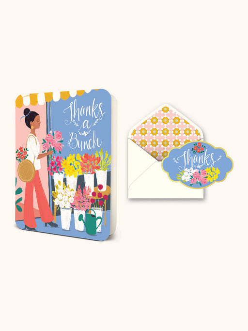 Thanks A Bunch Deluxe Greeting Card - LOCAL FIXTURE