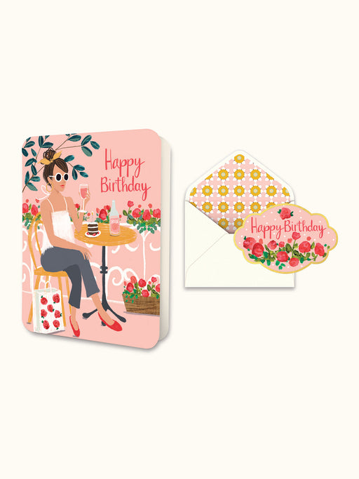 Happy Birthday Wine Deluxe Greeting Card - LOCAL FIXTURE