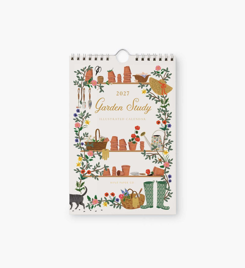 2027 Garden Study Kitchen Calendar