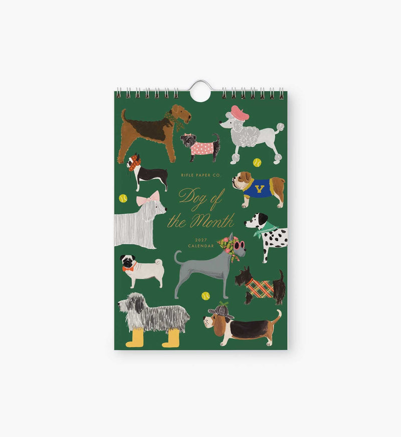 2027 Dog of the Month Kitchen Calendar