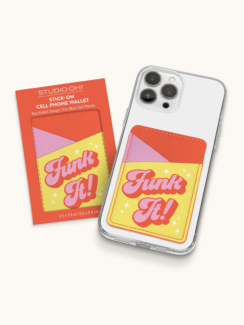 Funk It! Stick-On Cell Phone Wallet
