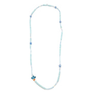 Ceramic Bead Wrap Bracelet/Necklace - Joy/Bluebird