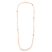 Ceramic Bead Wrap Bracelet/Necklace - Balance/Moon