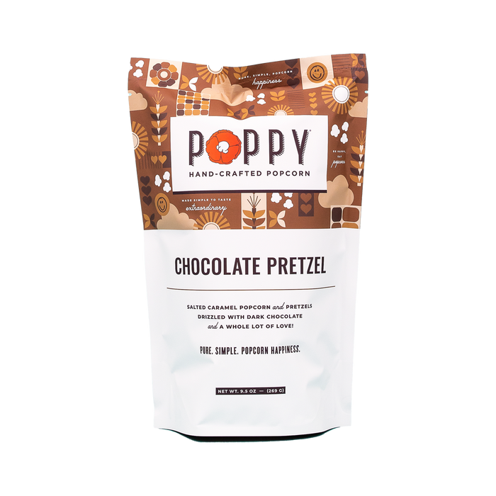 Poppy Handcrafted Popcorn | Dark Chocolate Pretzel - LOCAL FIXTURE