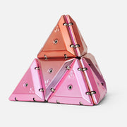 SPEKS Geode Chrome Pyramid - Stellar