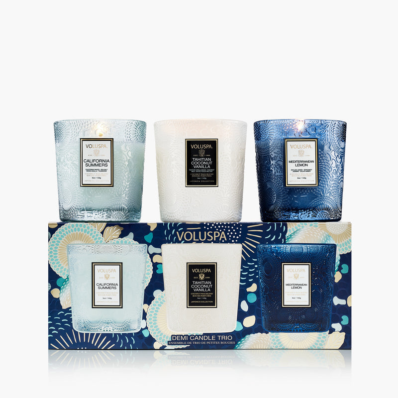 Coastal Getaway 3 Demi Candle Gift Set