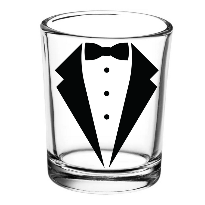 Tuxedo Shot Glass