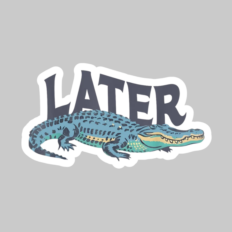 Later Alligator Sticker - CLEARANCE — LOCAL FIXTURE