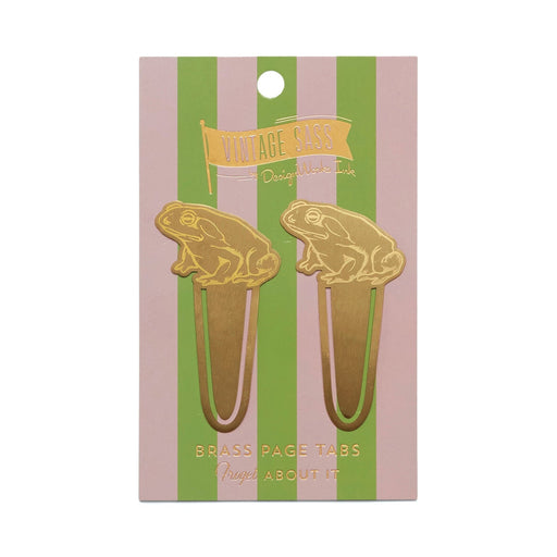 Vintage Sass Brass Page Tabs | Frogret about it - LOCAL FIXTURE