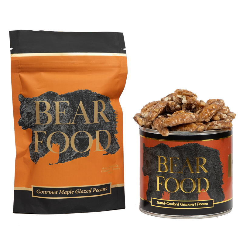 Maple Glazed Gourmet Pecans 6.5 oz pouch