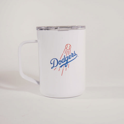 Corkcicle White 16 oz Coffee Mug | Los Angeles Dodgers - LOCAL FIXTURE