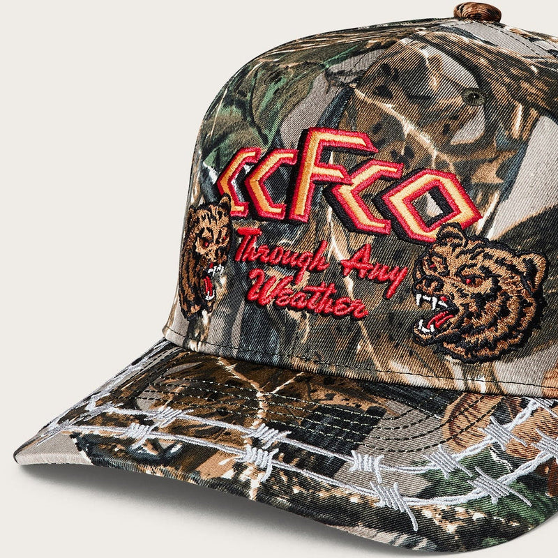 Filson Logger Cap - Green Camo / Any Weather, front
