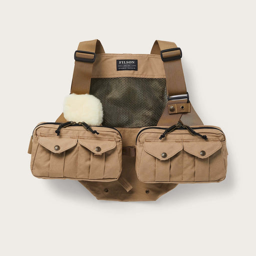 Mesh Fishing Strap Vest - Dark Tan