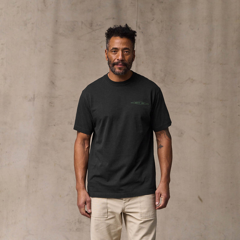 S/S Diamond Graphic T-Shirt - Black lifestyle