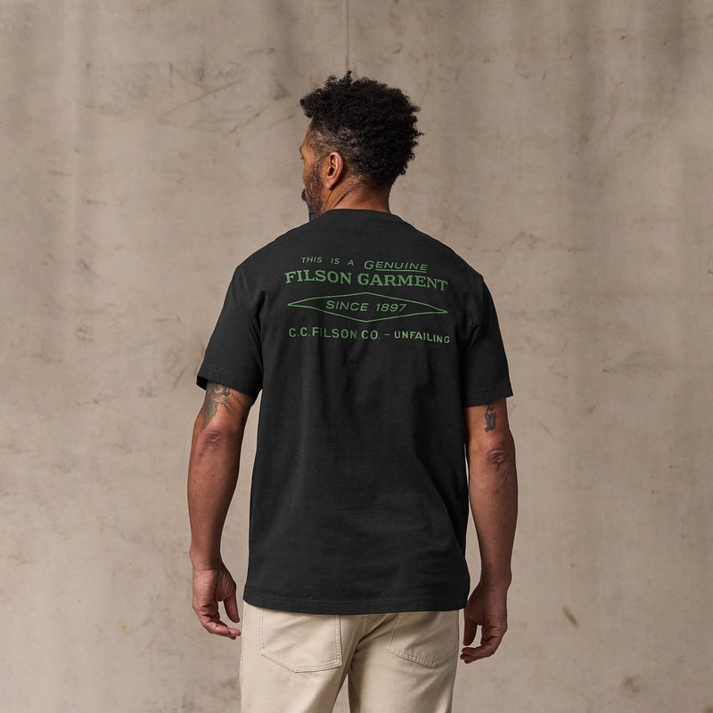 S/S Diamond Graphic T-Shirt - Black lifestyle 2