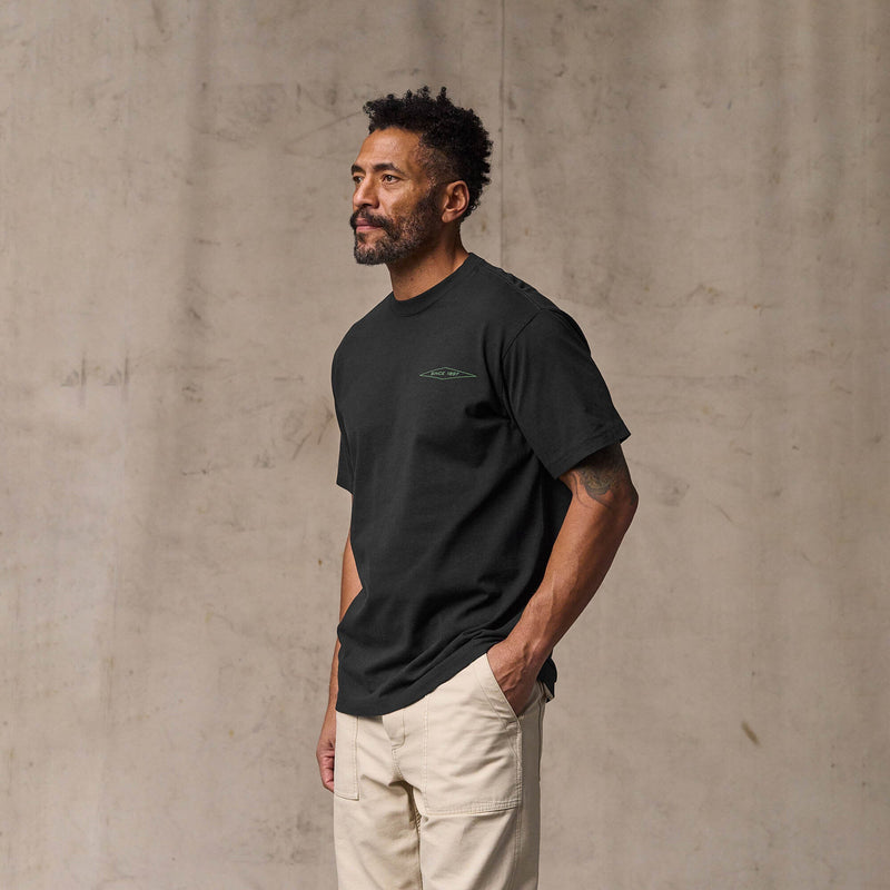 S/S Diamond Graphic T-Shirt - Black lifestyle 3