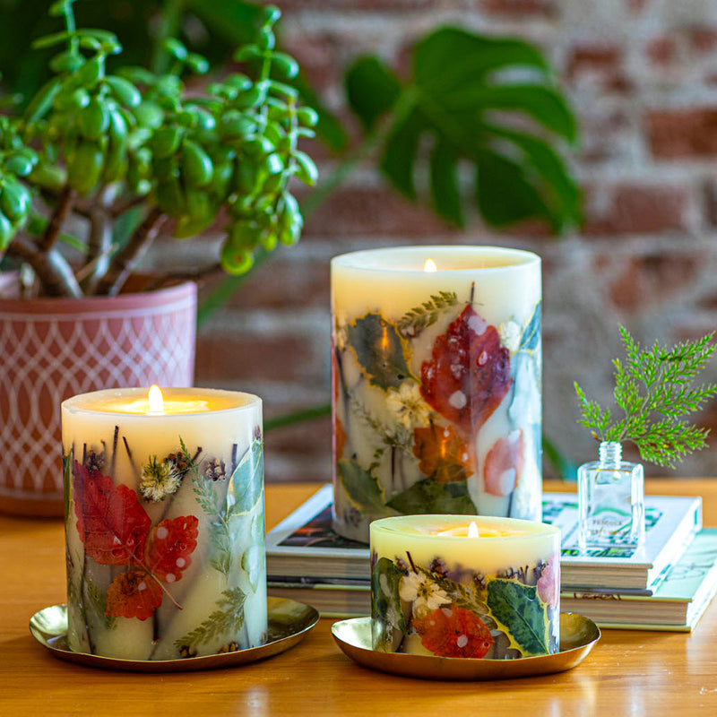 Forest botanical candle family