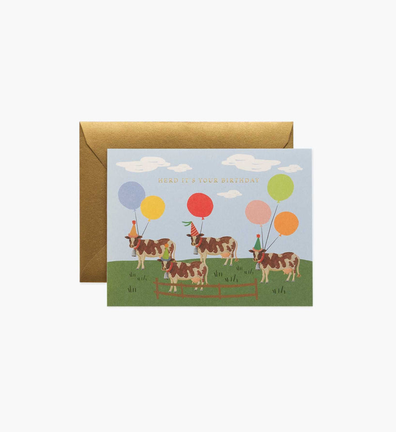 Herd It's Your Birthday Card