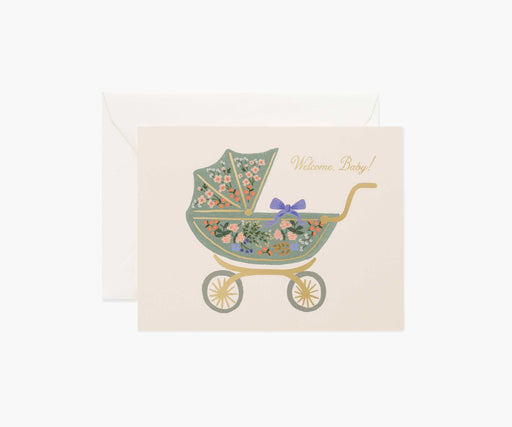 Floral Pram Card