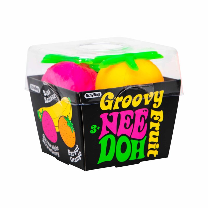 NeeDoh Groovy Fruit packaging