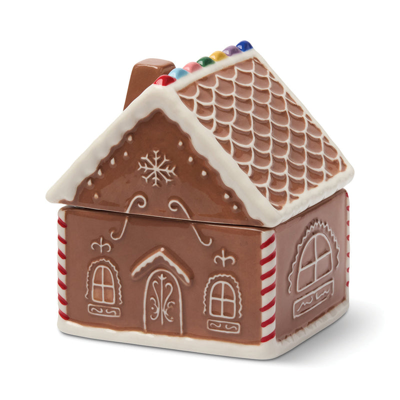 Gingerbread House Ceramic Candle