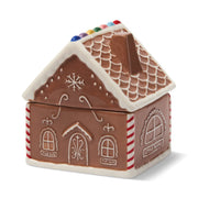 Gingerbread House Ceramic Candle