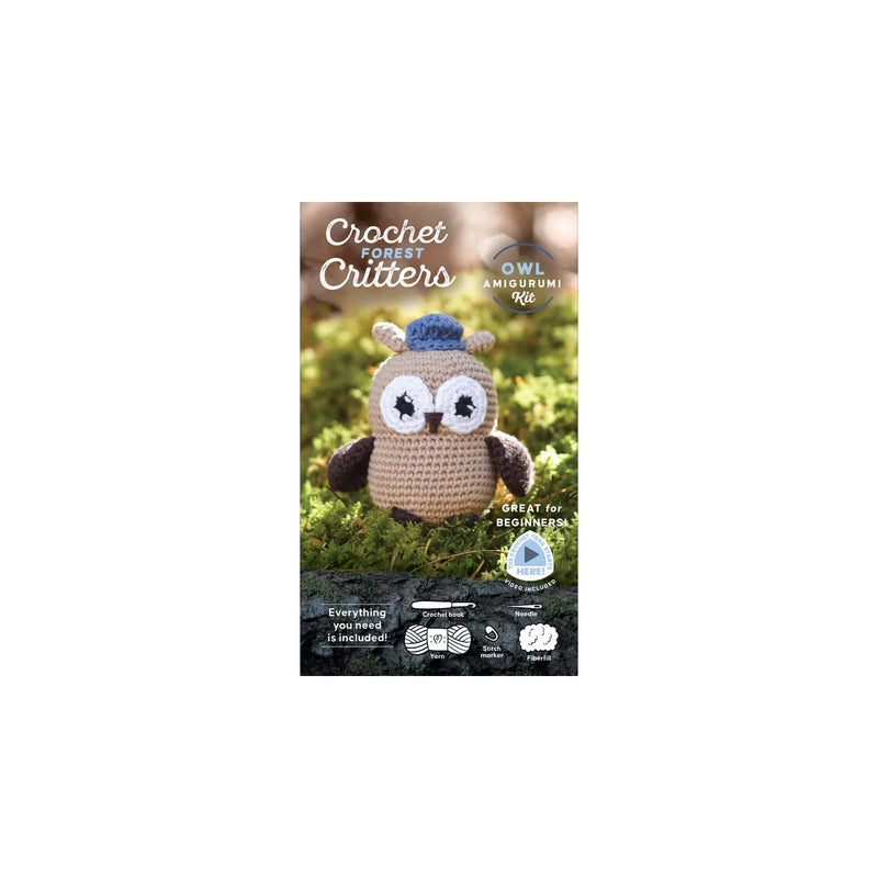 Crochet Forest Critters Amigurumi Kit Owl
