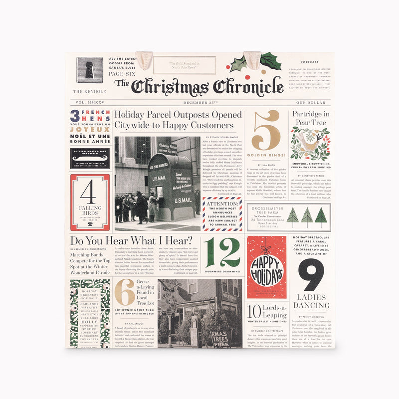 Christmas Chronicle Gift Bag - Large