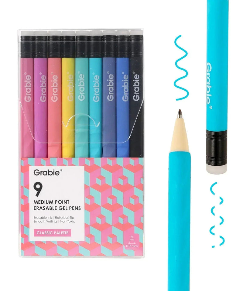 Medium Point Erasable Gel Pen Set | Classic