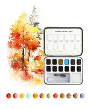 Grabie Watercolor Pocket Set of 12 Autumn
