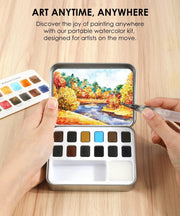 Grabie Watercolor Pocket Set of 12 Autumn