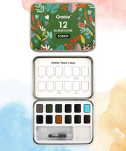 Grabie Watercolor Pocket Set of 12 Forest