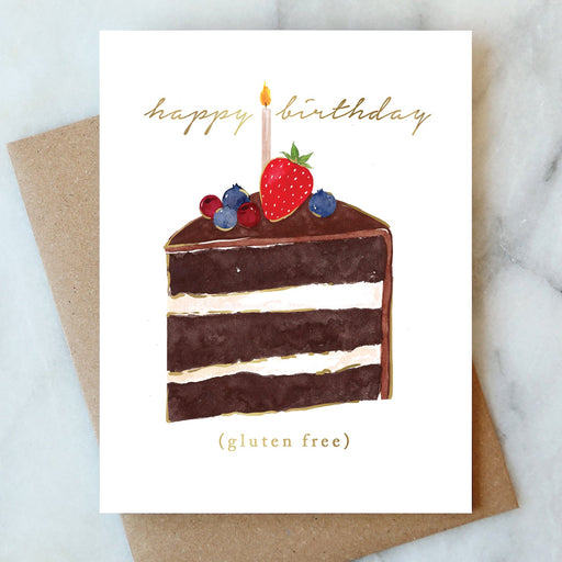 Gluten Free Birthday Cake Card - LOCAL FIXTURE