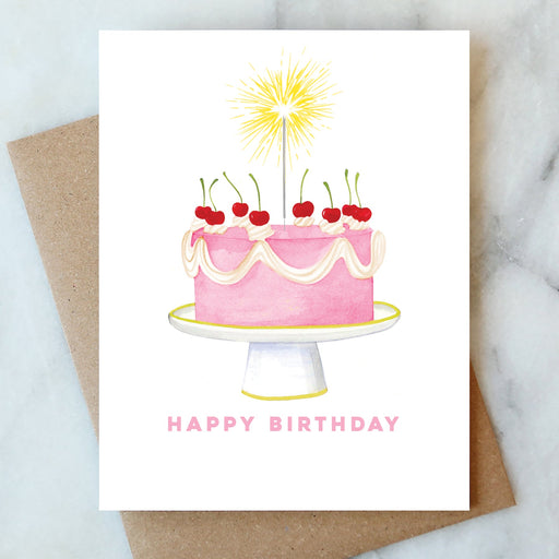 Sparkler Birthday Cake Card - LOCAL FIXTURE