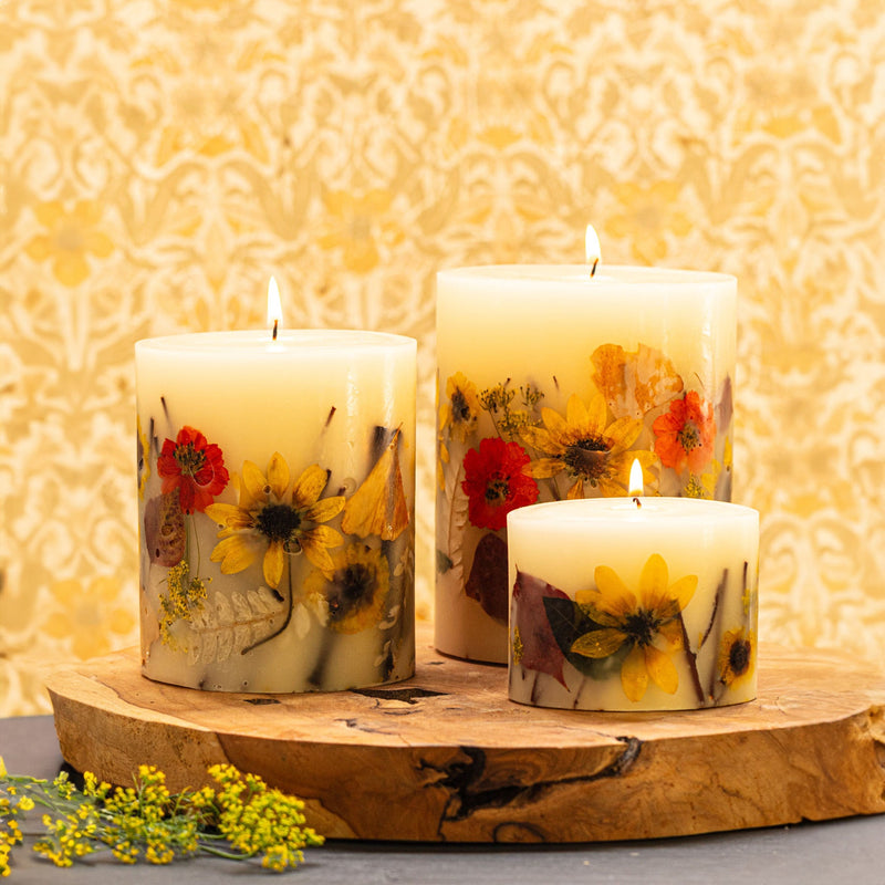 Honey Tobacco botanical candle family