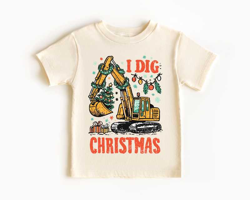 Dig Christmas Toddler Shirt