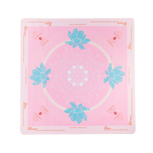 Lotus Mahjong Mat - Pink