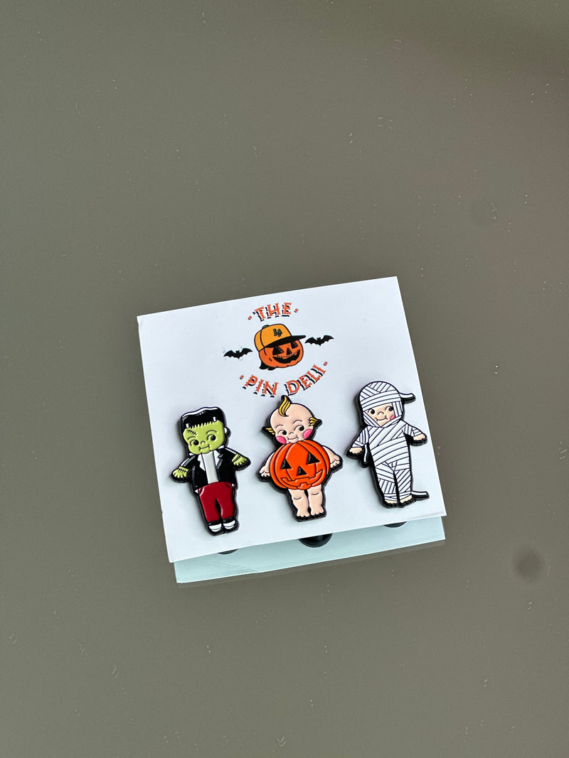 Kewpie Halloween Pin Set