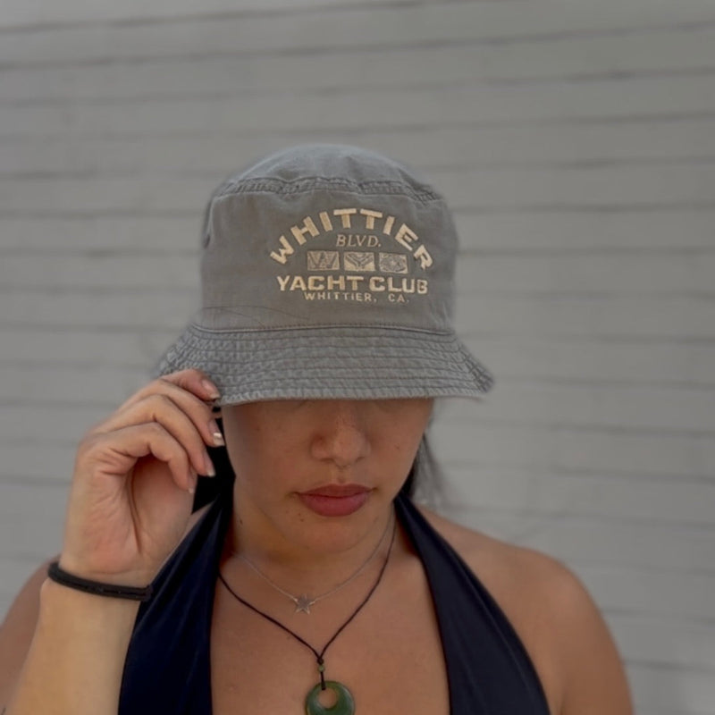 Whittier Nautical Embroidered Bucket 1181 Hat