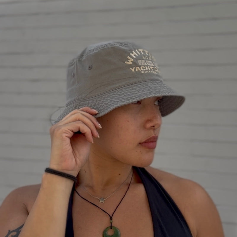 Whittier Nautical Embroidered Bucket 1181 Hat