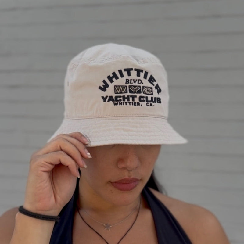 Whittier Nautical Embroidered Bucket 1181 Hat