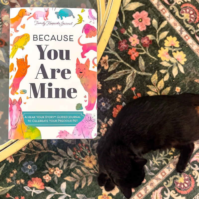 Because You Are Mine pet journal - lay-flat binding