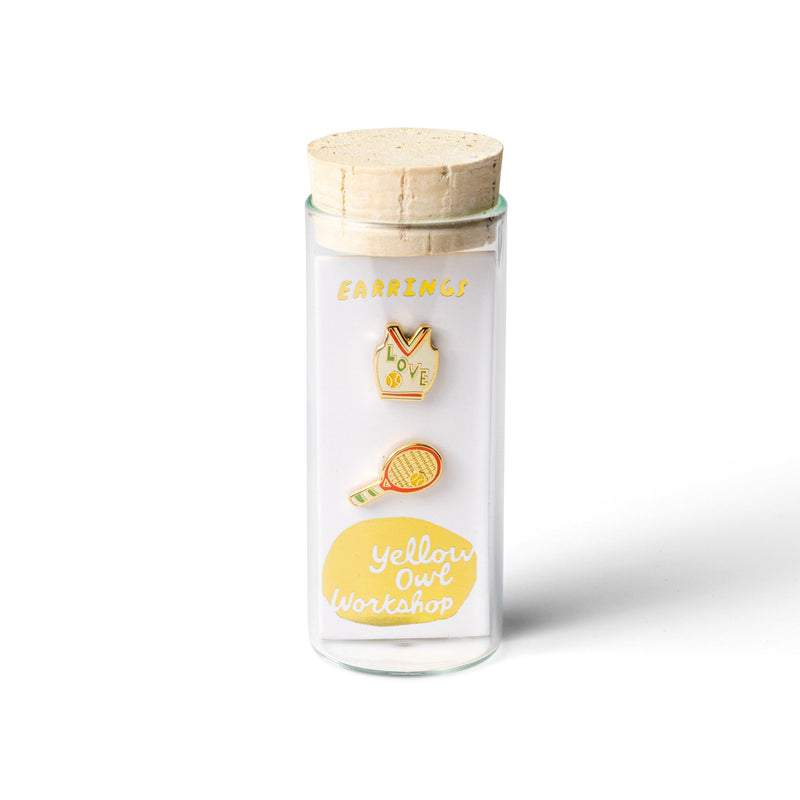 Love Tennis Earrings