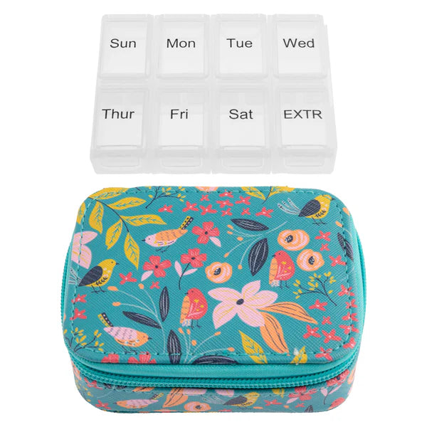 Birds Travel Pill Case