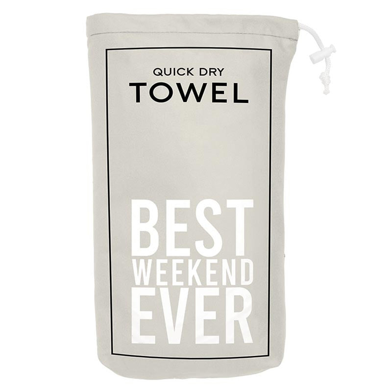 Quick Dry Oversized Beach Towel | Best Weekend Ever