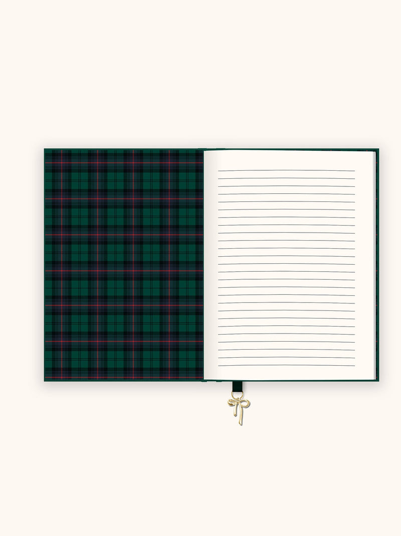 Forest Green Bow Olivia Journal